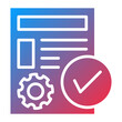 © designing ocean - Vector Design Project Fulfillment Icon Style