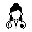 Doctor icon in vector. Illustration