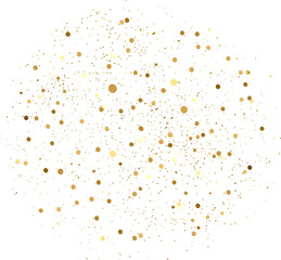 Wall Mural - gold glitter shiny swirl