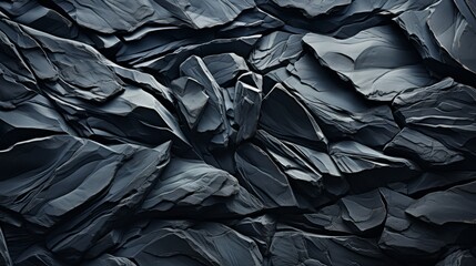 Wall Mural - An abstract monochrome close-up of a rock evokes a sense of awe and serenity from the beauty of nature