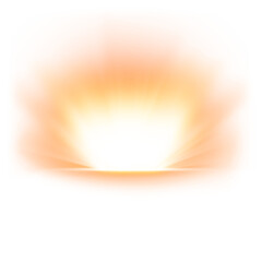 Wall Mural - orange light flash flare