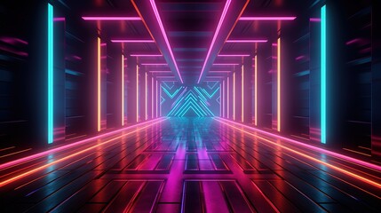 Poster - neon room