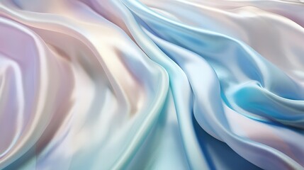 Poster - White Silk. pastel