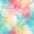 © thanakrit - Seamless repeatable pattern of pastel acid wash, Watercolor Abstract Seamless background.