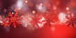 merry christmas red festival bokeh background. ia generated