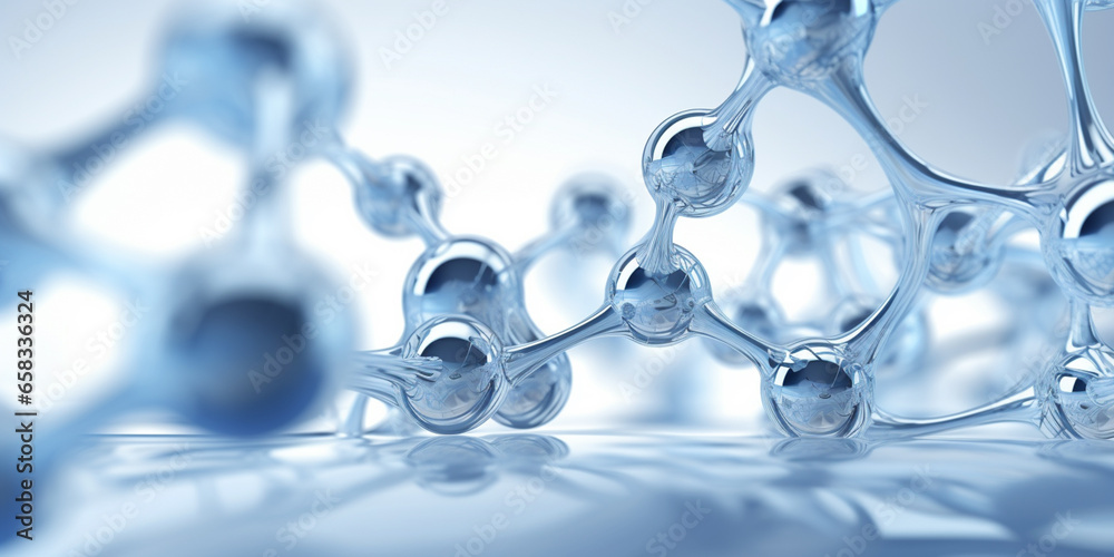 3D Collagen Serum and Hyaluronic Acid Skin Care Solutions, Cosmetic ...
