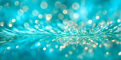 abstract blue background with rays and bokeh
