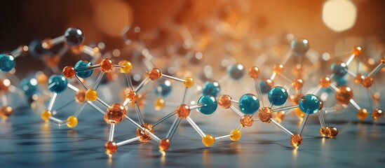DNA model structure symbolizing scientific collaboration in business