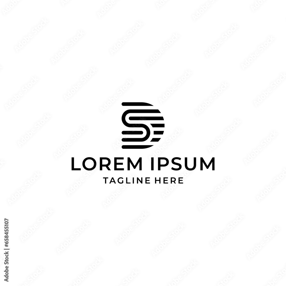 d s ds sd initial logo design vector template Stock Vector | Adobe Stock