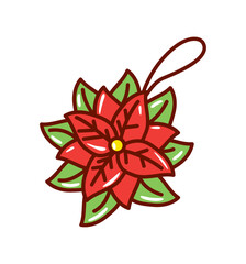 Poster - christmas flower decoration