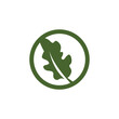 © Arya19 - Oak Leaf Logo Design, Simple Green Plant Vector, Template Illustration
