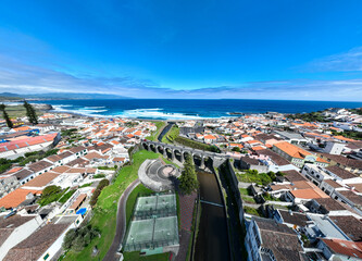 Sticker - Bridge Ponte dos Oito Arcos, - Sao Miguel Island, Azores, Portugal