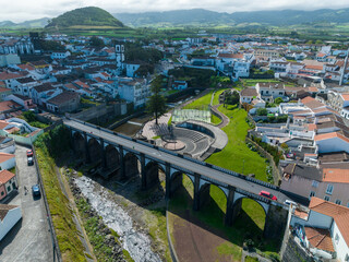 Sticker - Bridge Ponte dos Oito Arcos, - Sao Miguel Island, Azores, Portugal