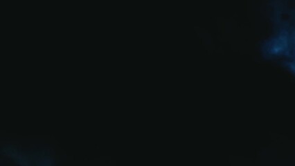 Wall Mural - full moon in dark night sky. moon moving behind black clouds from left to right, bottom to top. clos