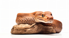 Copperhead Isolated On White Background
