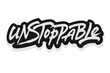 Unstoppable logo design