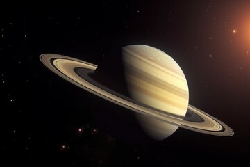 Wall Mural - planet saturn. galaxy space solar system. generate ai