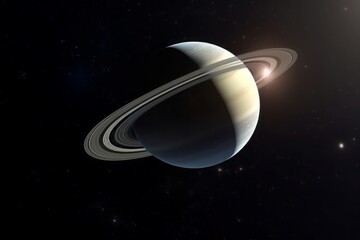 Wall Mural - planet saturn in space. astrology universe. generate ai