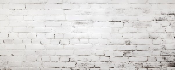 Wall Mural - White bricks texture background for website page header