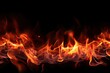 © Rangga Bimantara - flames on black background
