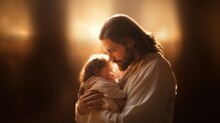 Jesus Holding Baby 