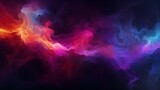 Fototapeta Perspektywa 3d - Abstract Background Concept Of Neon Nebula