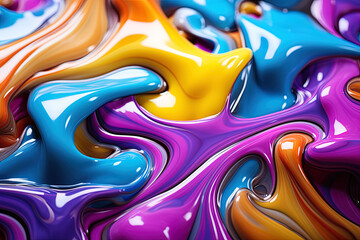 Poster - Abstract Liquid Art
