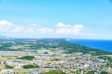 Wall Mural - 愛知県田原市の町並み風景