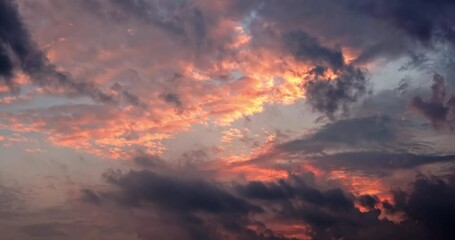 beautiful sunset sky clouds background