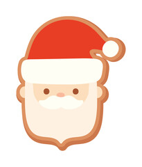 Sticker - christmas cookie santa claus