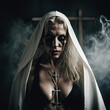 portrait of a devilish nun