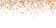 Orange confetti falling celebration, event, birthday, Halloween party background
