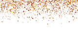Fototapeta Pokój dzieciecy - Orange confetti falling celebration, event, birthday, Halloween party background