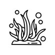 Seaweed icon in vector. Illustration