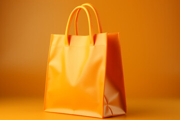 orange shopping bag