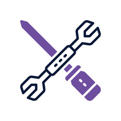 Poster - service dual tone icon. vector icon for your website, mobile, presentation, and logo design.
