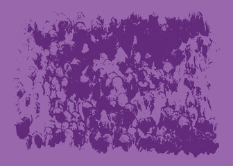 Wall Mural - Abstract purple paint texture for banner creating with vector gouache spot