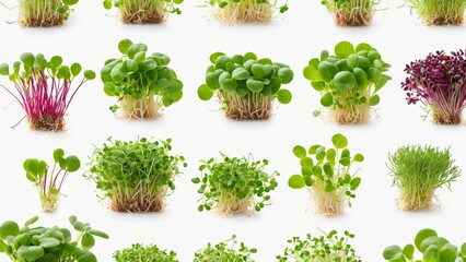 microgreens sprouts - healthy and fresh food