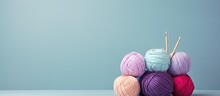 Online Knitting Class Tools With Copyspace For Text