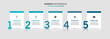 © andreyorb - Business vector infographic template with 5 options or steps. Can be used for workflow layout, diagram, annual report, web design
