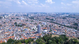 Fototapeta Miasto - Aerial view of the parish of O. In São Paulo, SP
