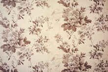 Muted Floral Interior Home Wallpaper