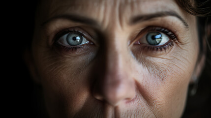 Wall Mural - a dedicated mental health counselor engages in a therapy session, their empathetic eyes and open posture fostering an environment of trust and healing