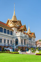 Awesome View Of The Grand Palace In Bangkok, Thailand