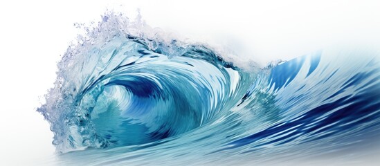 Poster - Tube shaped wave breaking With copyspace for text