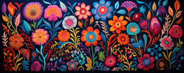hispanic textile pattern.