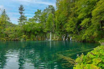 Poster - Landscape of Plitvice Lakes in Croatia