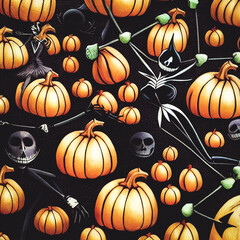 Wall Mural - abstract spooky Halloween background