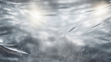 Poster - Abstract metallic silver metallic background