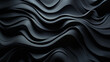 Dark, sinuous fibers performing a complex, abstract 3D dance of shapes.